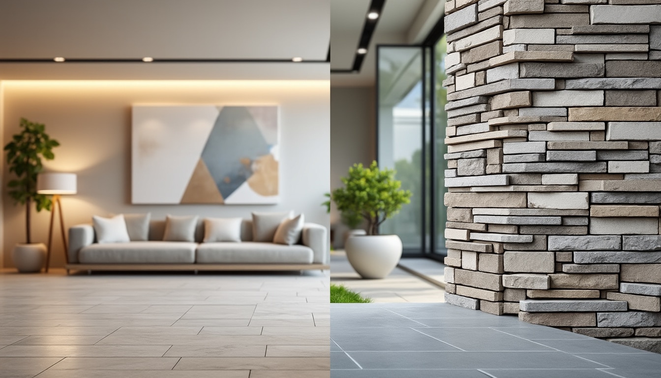 Pierre de parement intérieur ou extérieur : ce qui change à la pose