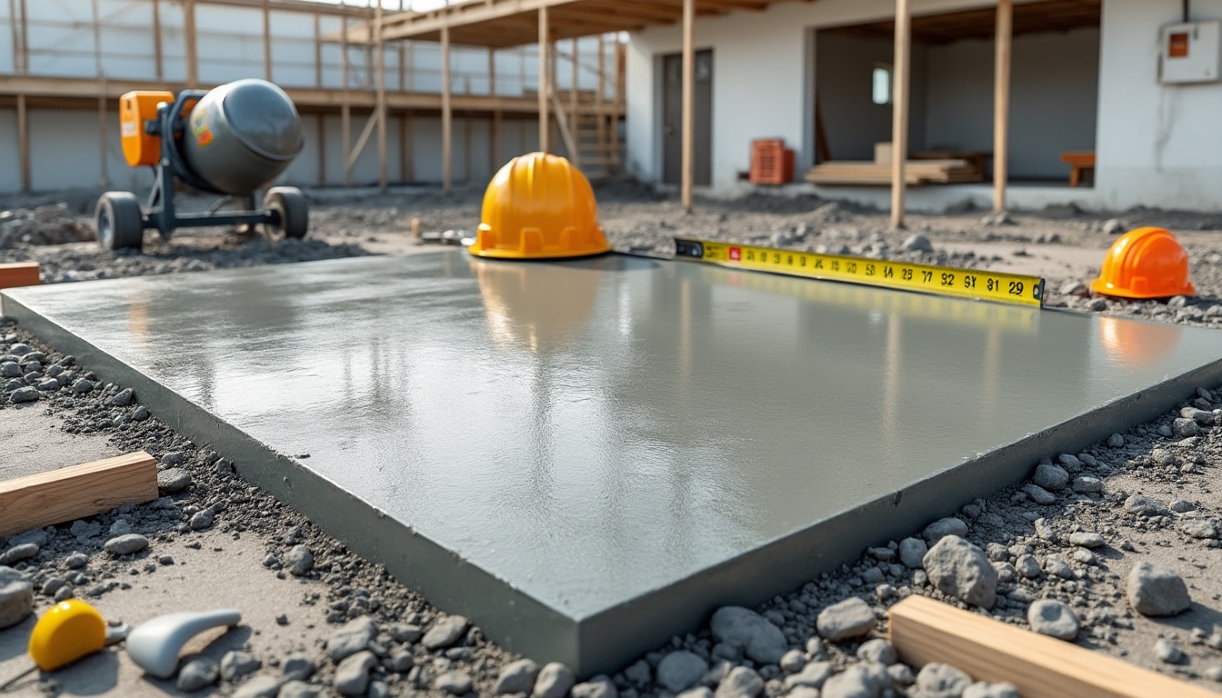 Prix dalle béton au m2 : combien il en faut vraiment