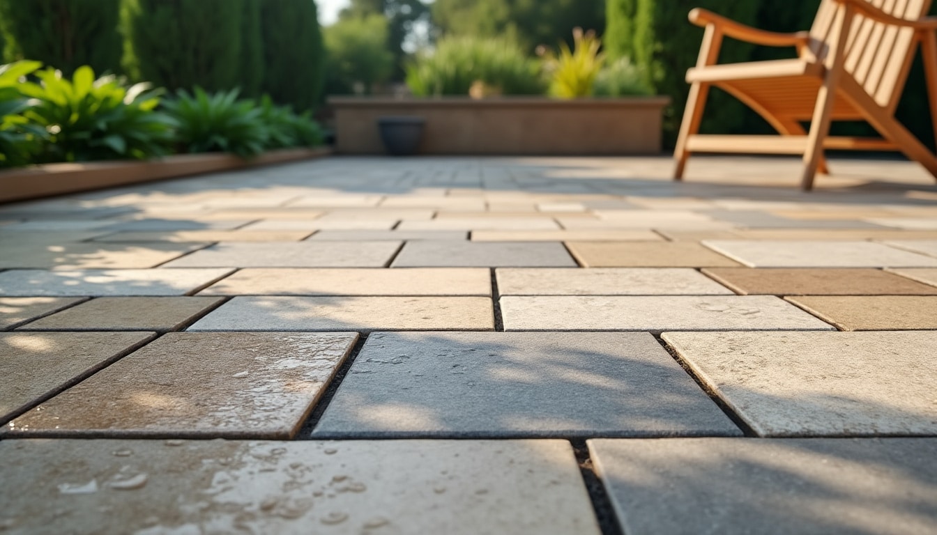 Terrasse en pierre naturelle antidérapante : les classements à connaître