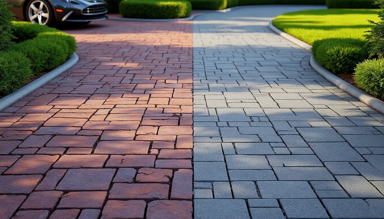 Pavé en porphyre ou en granit : lequel pour une allée carrossable